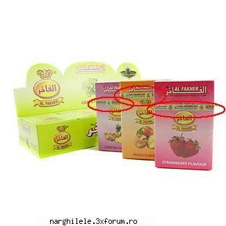 la al fakher mai poti sa te uiti si dupa sigilii, ei le au branduite, vezi foto arome originale vs.
